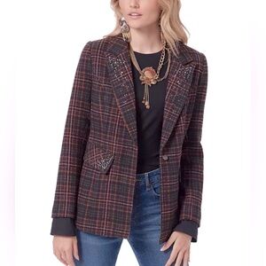 Sam Edelman Blazer with Crystals